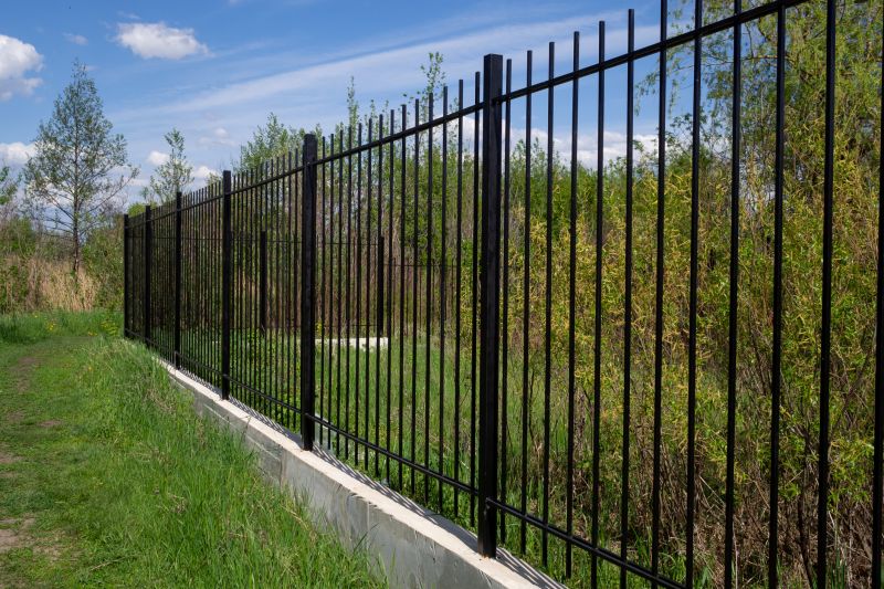 Modern Steel Fence